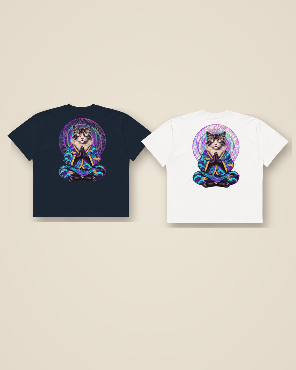 GataKarma Acid Karma Oversized Tee (6/10) — Acid Karma collection by BarnaBorders