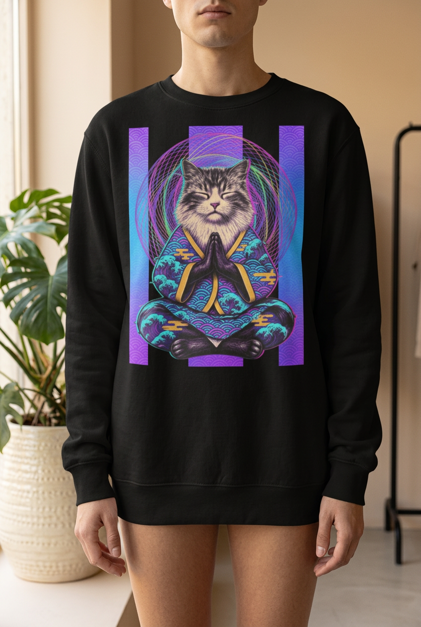 GataKarma Acid Karma Sweatshirt, main view (2/20) — Acid Karma collection by BarnaBorders