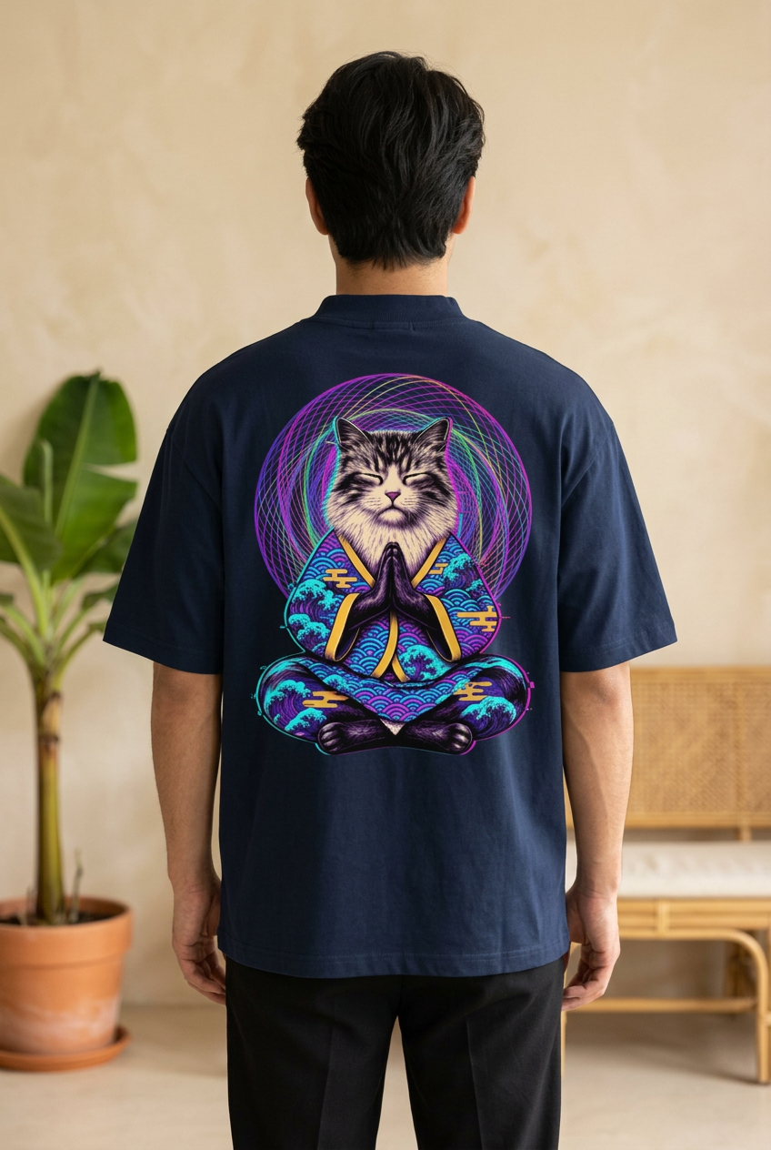 GataKarma Acid Karma Oversized Tee (1/10) — Acid Karma collection by BarnaBorders