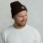 GataKarma Pink Wave Cuffed Beanie, product view 14 of 14 — Pink Wave collection by BarnaBorders