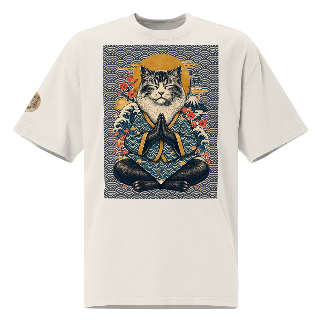 GataKarma Kimono Faded Tee, product view 2 of 9 — Ukiyo collection by BarnaBorders