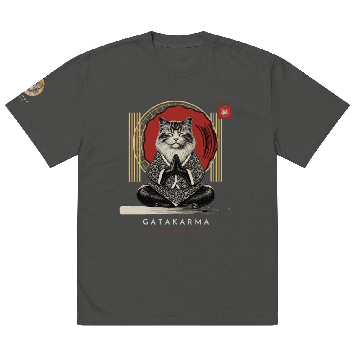 GataKarma Mineral Faded Oversized Tee, product view 8 of 13 — Artist Edition by BarnaBorders