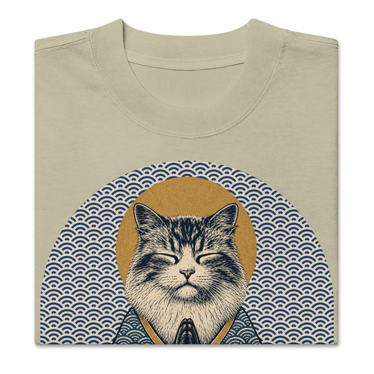 GataKarma Kimono Faded Tee, product view 7 of 9 — Ukiyo collection by BarnaBorders
