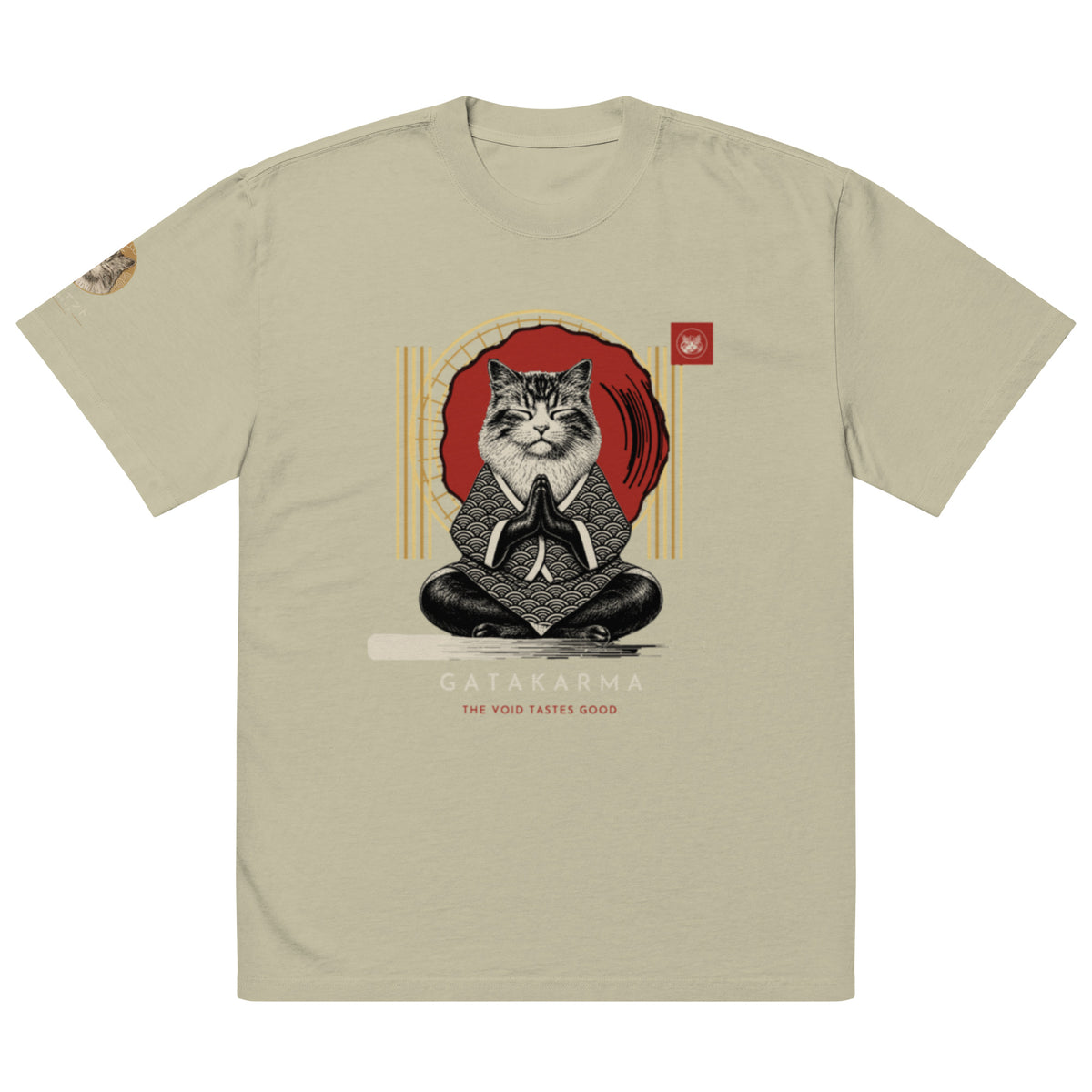 GataKarma Mineral Faded Oversized Tee, product view 4 of 13 — Artist Edition by BarnaBorders