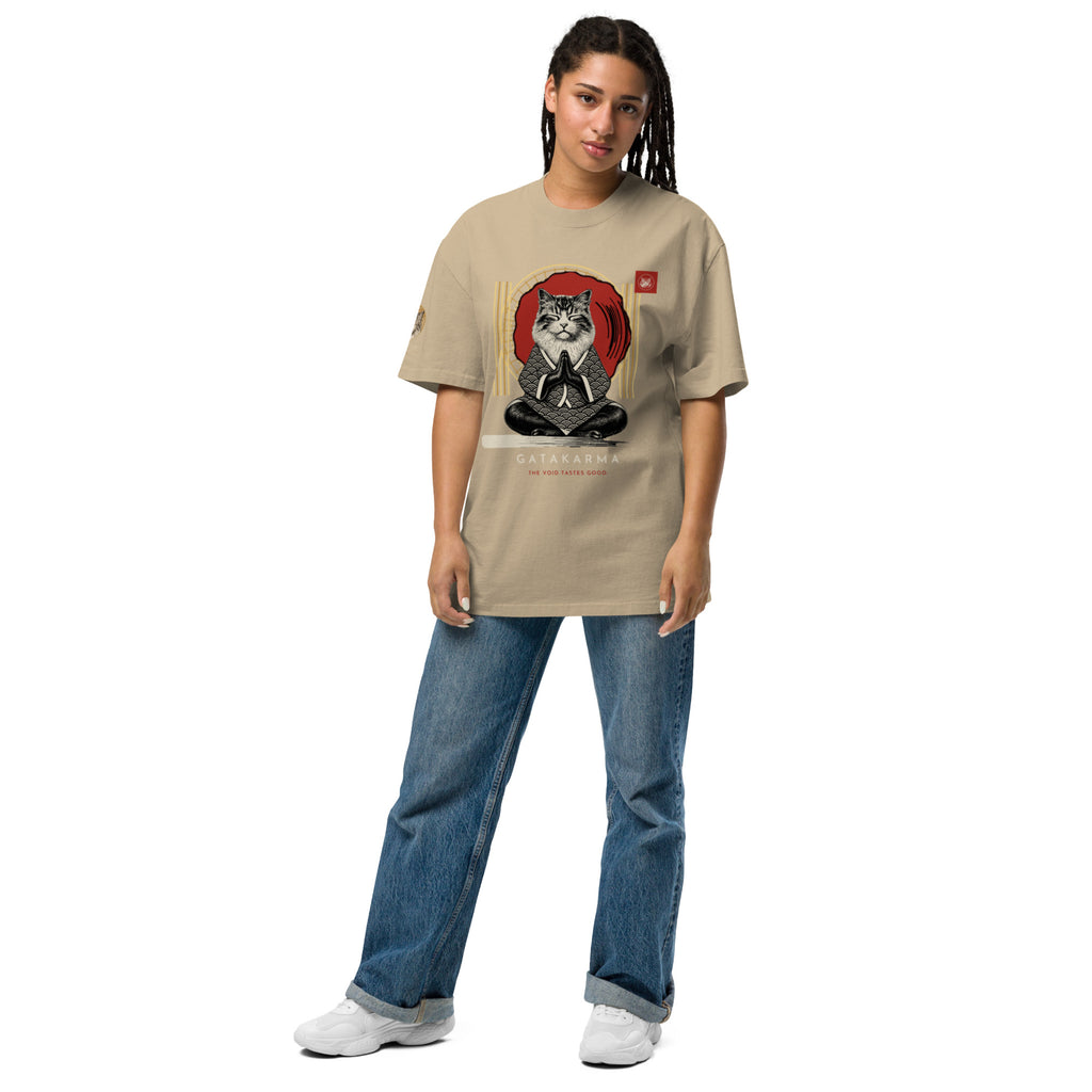 GataKarma Mineral Faded Oversized Tee, product view 11 of 13 — Artist Edition by BarnaBorders