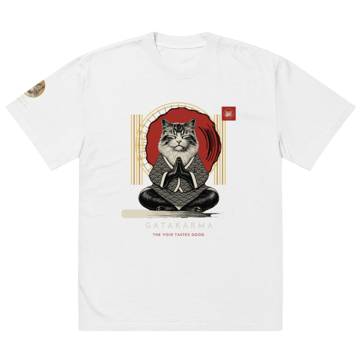 GataKarma Mineral Faded Oversized Tee, product view 10 of 13 — Artist Edition by BarnaBorders