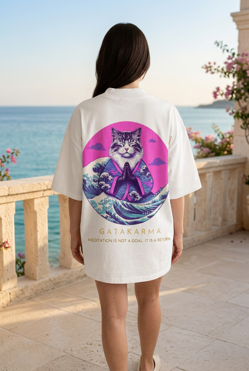 Pink Wave oversize, variation lumière douce