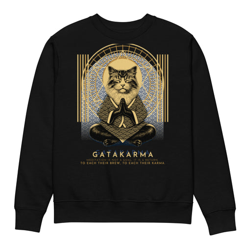 GataKarma Atelier 05 Sweatshirt, product view 1 of 5 — Atelier series by BarnaBorders