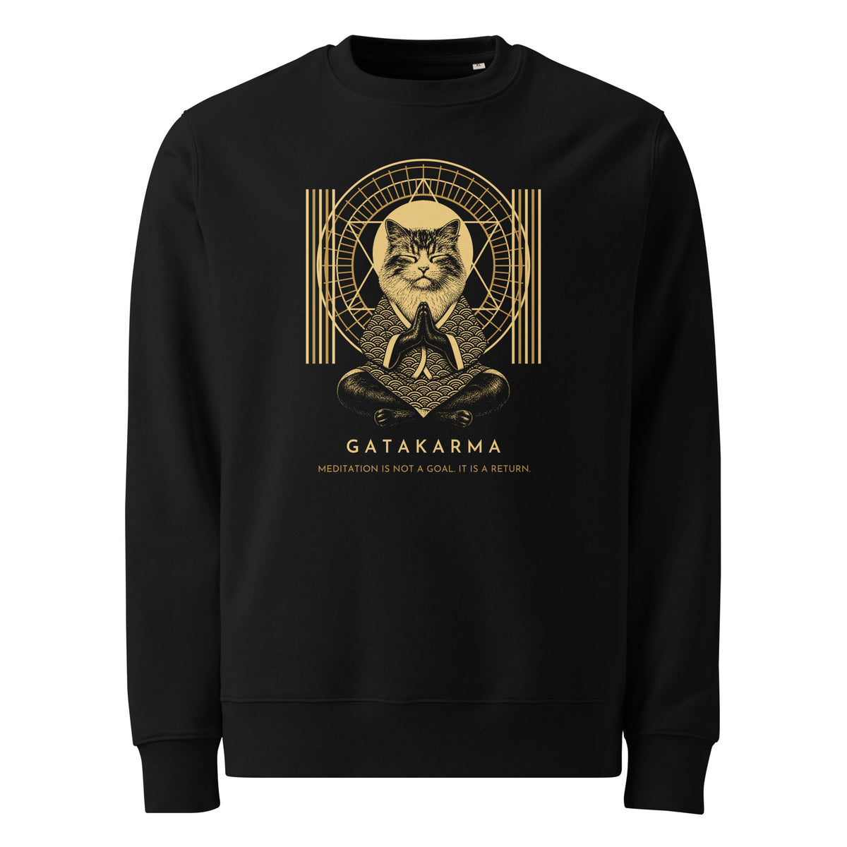 GataKarma Or Sacré Sweatshirt, product view 3 of 12 — Signature collection by BarnaBorders