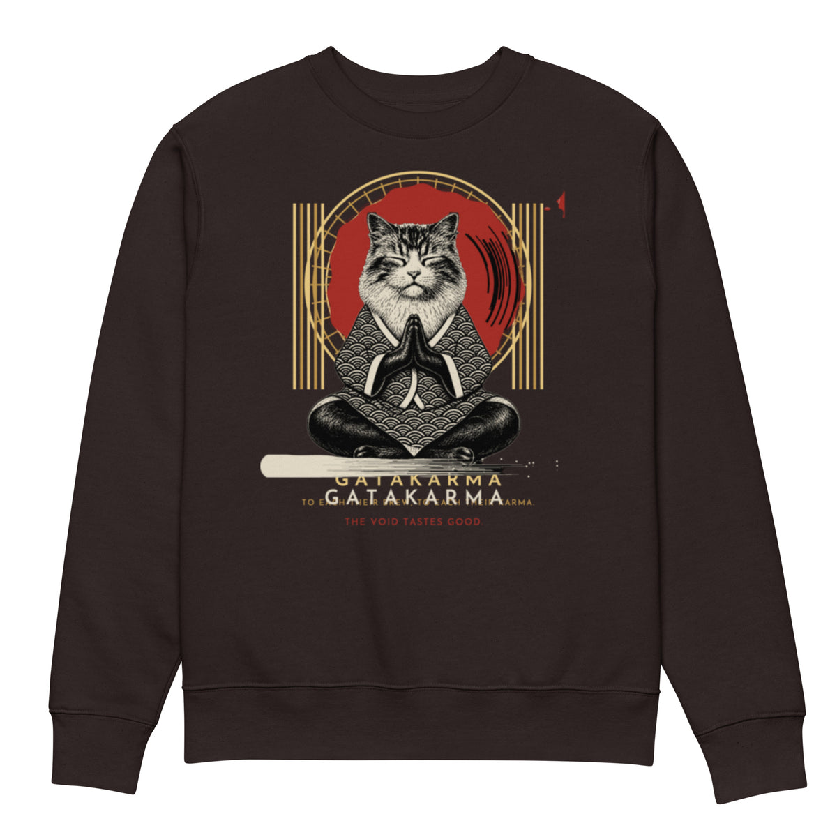 GataKarma Hinomaru Sweatshirt, product view 3 of 5 — Artist Edition by BarnaBorders