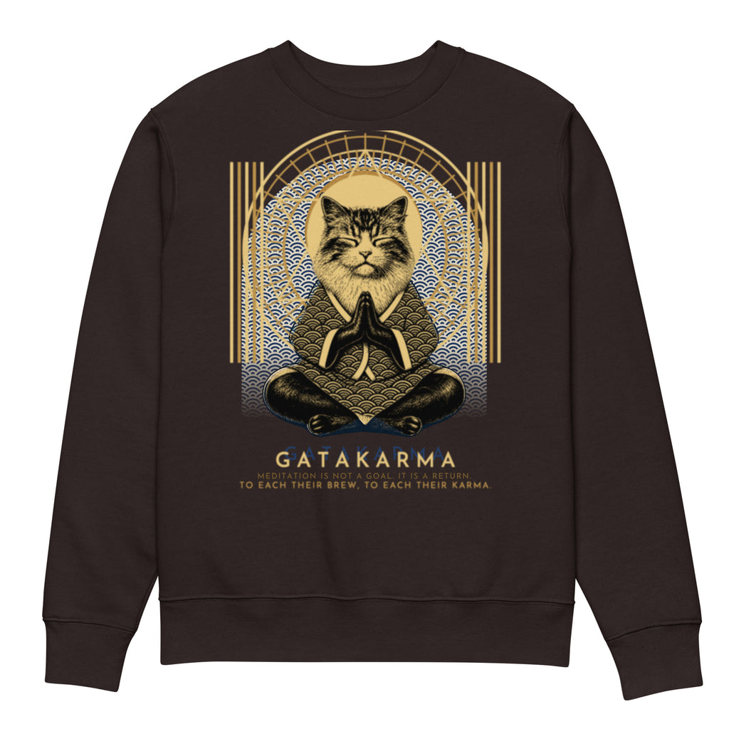 GataKarma Atelier 05 Sweatshirt, product view 3 of 5 — Atelier series by BarnaBorders