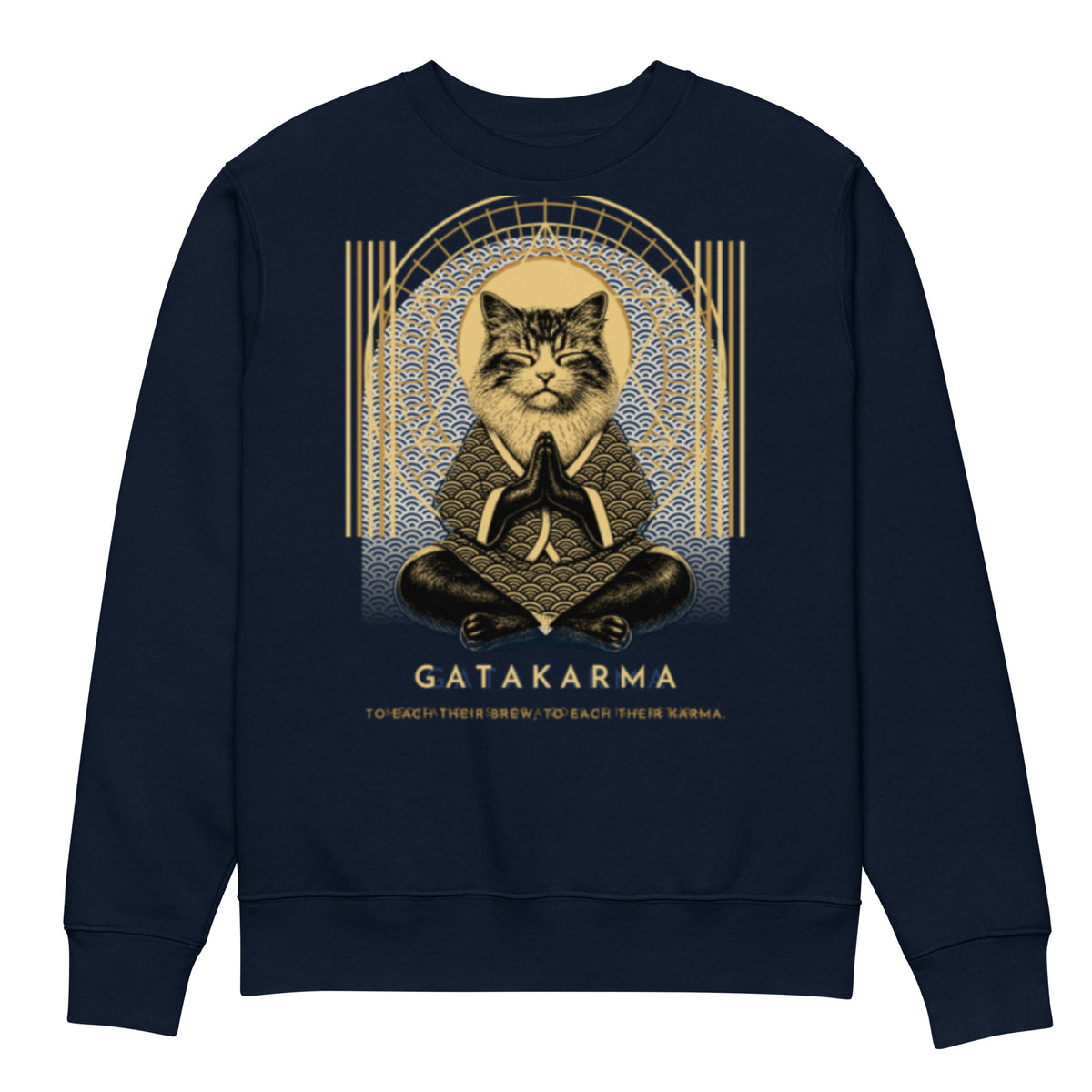 GataKarma Atelier 02 Sweatshirt, product view 4 of 5 — Atelier series by BarnaBorders