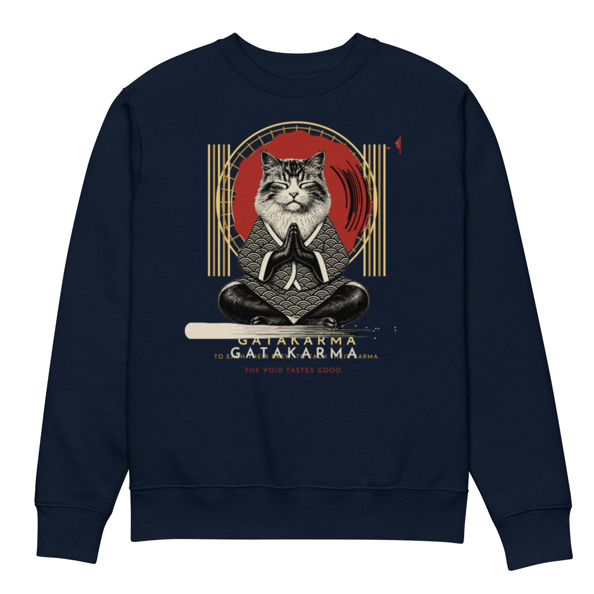 GataKarma Hinomaru Sweatshirt, product view 4 of 5 — Artist Edition by BarnaBorders