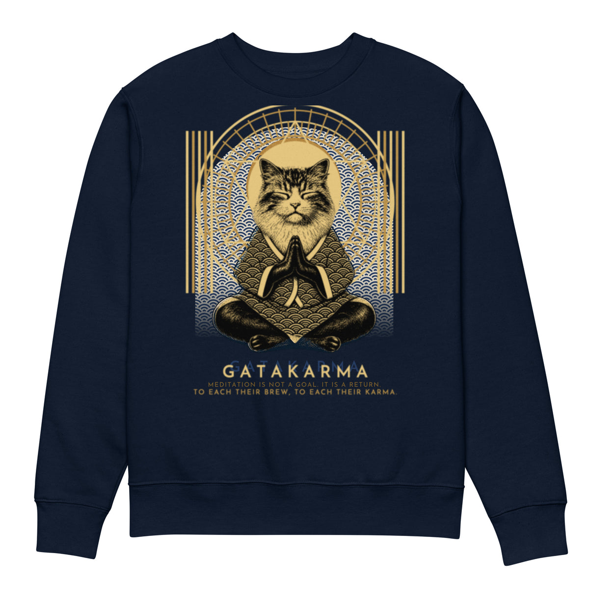 GataKarma Atelier 05 Sweatshirt, product view 4 of 5 — Atelier series by BarnaBorders