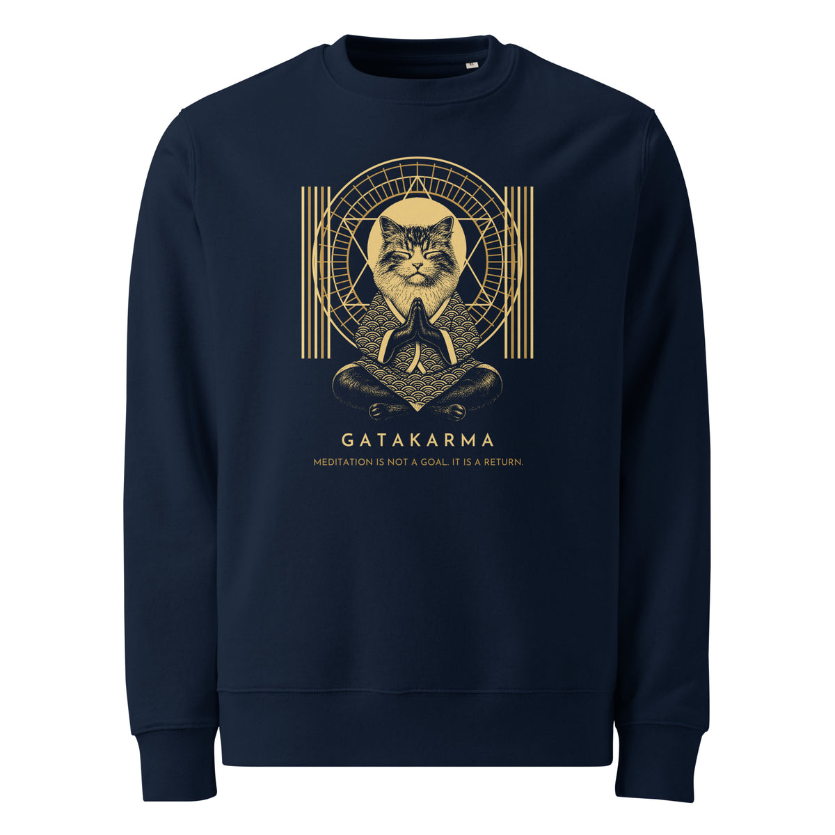 GataKarma Or Sacré Sweatshirt, product view 7 of 12 — Signature collection by BarnaBorders