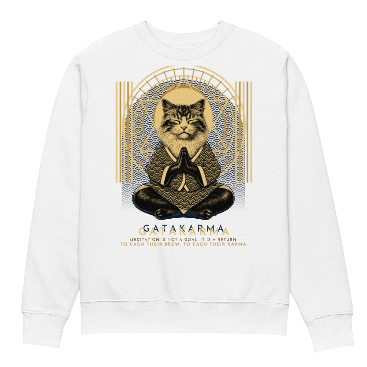GataKarma Atelier 05 Sweatshirt, product view 5 of 5 — Atelier series by BarnaBorders