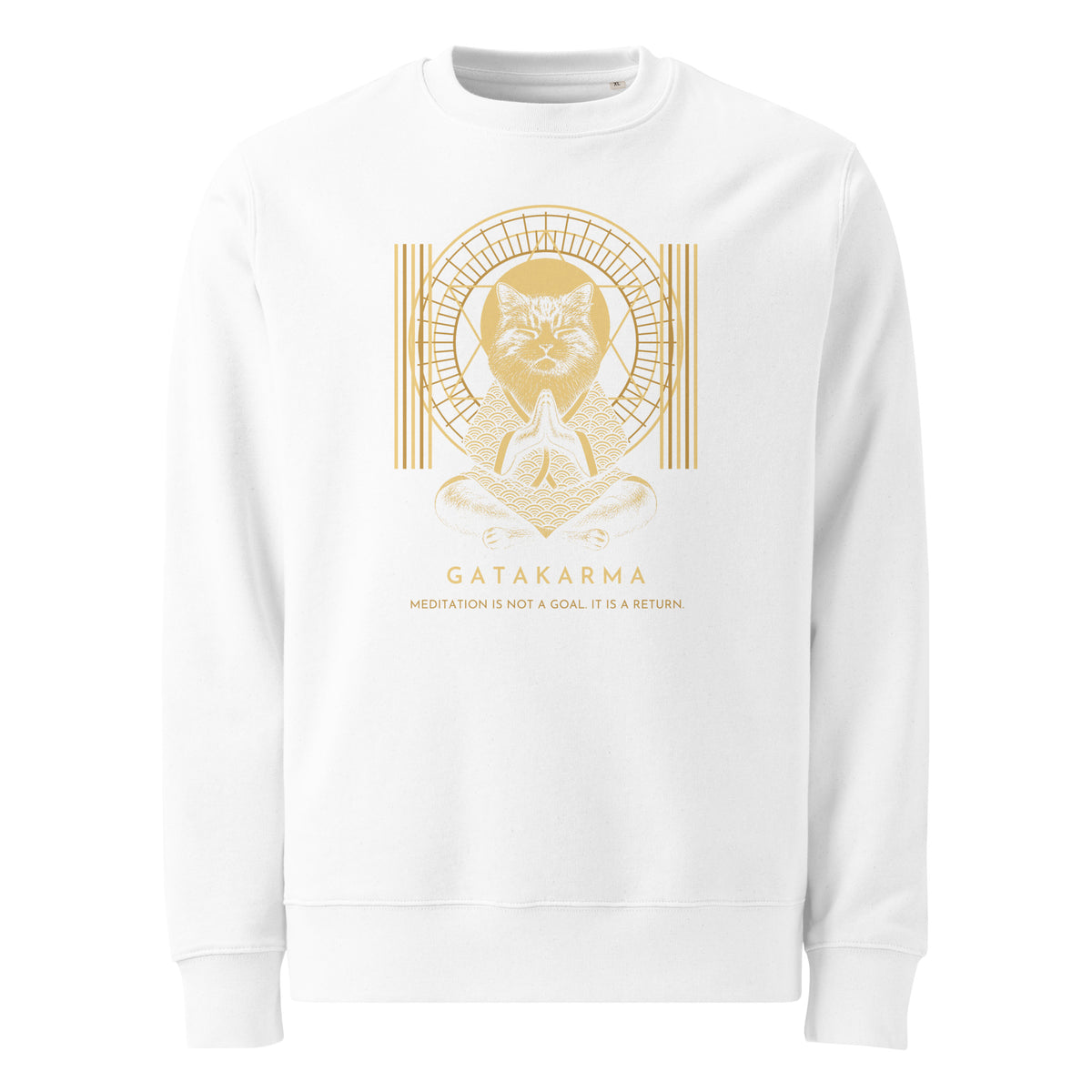 GataKarma Or Sacré Sweatshirt, product view 11 of 12 — Signature collection by BarnaBorders