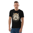 GataKarma Original Tee, black, mockup 1, BarnaBorders Artist Edition
