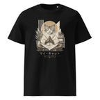GataKarma Original Tee, black, mockup 4, BarnaBorders Artist Edition