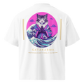 GataKarma Pink Wave Oversized Tee (4/9) — Pink Wave collection by BarnaBorders