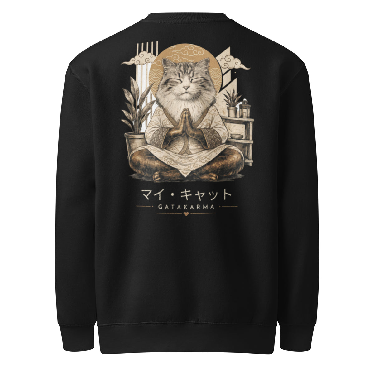 GataKarma Kimono Sweatshirt (7/30) — Ukiyo collection by BarnaBorders
