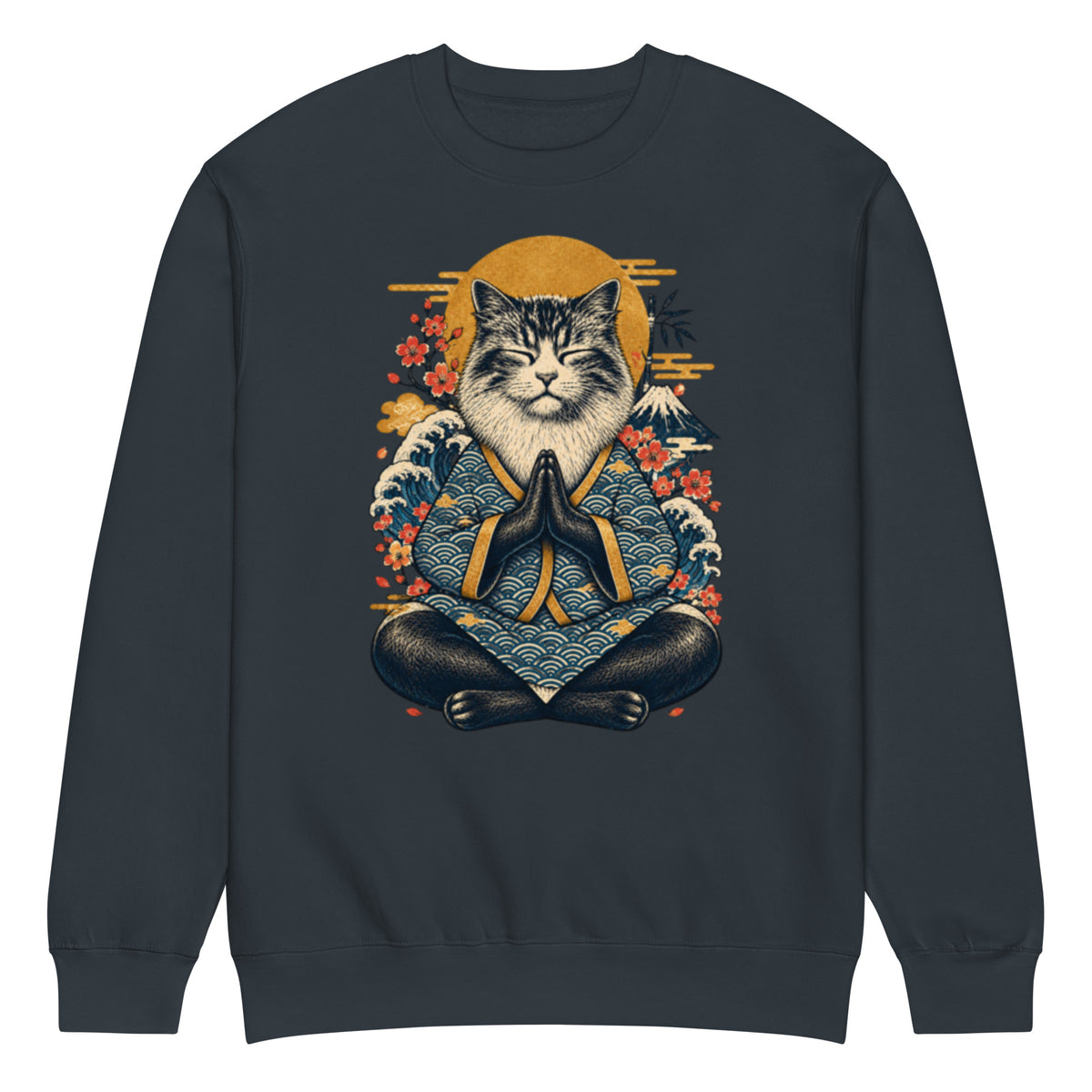 GataKarma Classic 02 Sweatshirt, product view 3 of 14 — Artist Edition by BarnaBorders