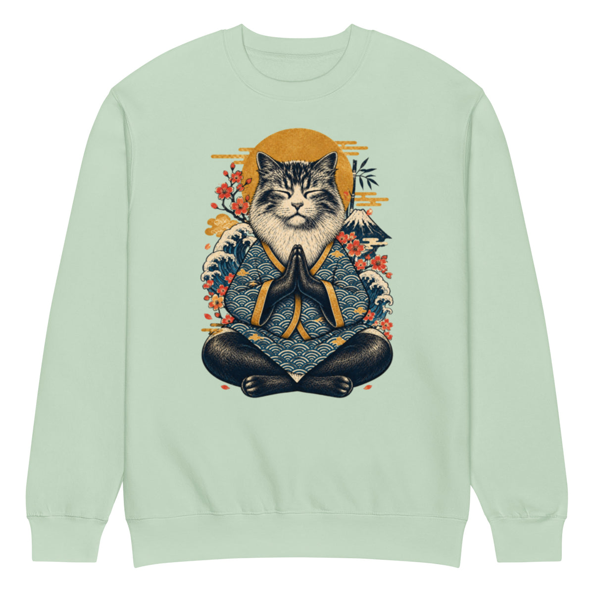 GataKarma Classic 02 Sweatshirt, product view 10 of 14 — Artist Edition by BarnaBorders