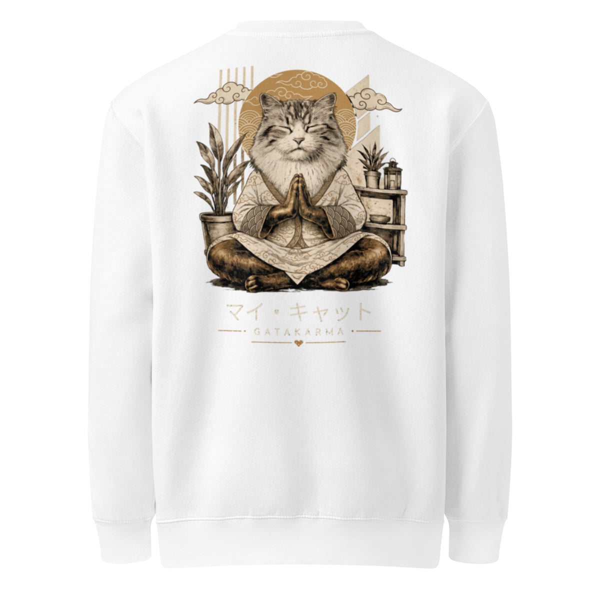 GataKarma Kimono Sweatshirt (23/30) — Ukiyo collection by BarnaBorders