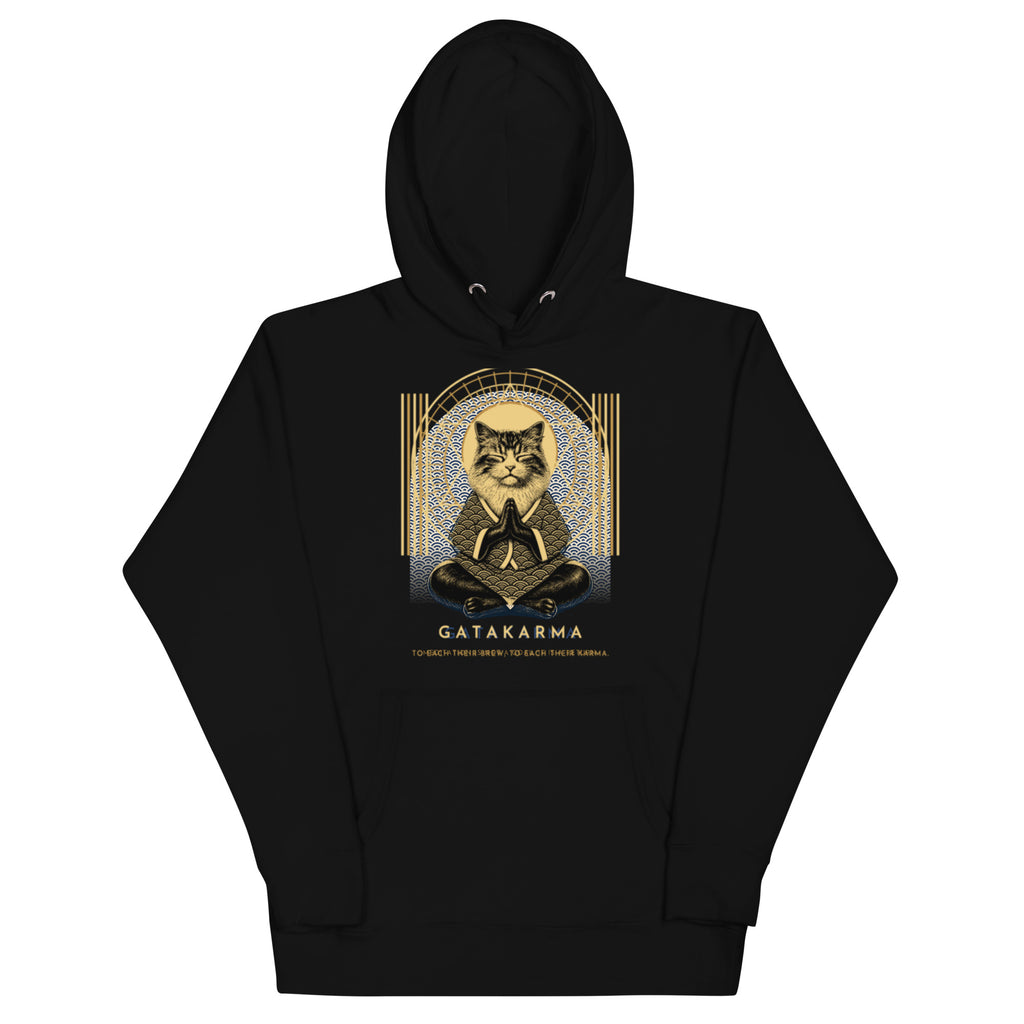 GataKarma Or Sacré Hoodie, product view 3 of 12 — Signature collection by BarnaBorders