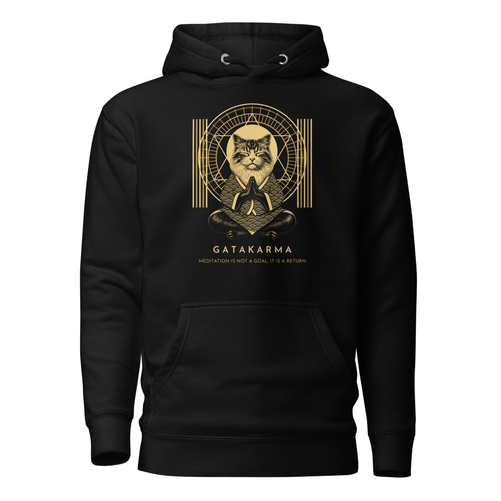 GataKarma Or Sacré Hoodie, product view 7 of 12 — Signature collection by BarnaBorders