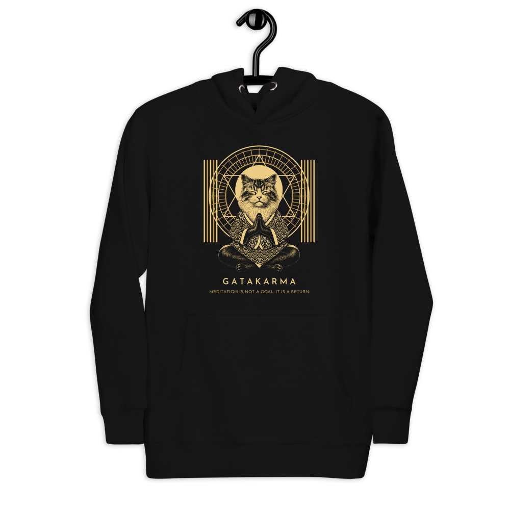 GataKarma Or Sacré Hoodie, product view 8 of 12 — Signature collection by BarnaBorders
