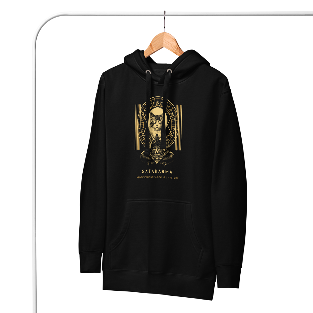 GataKarma Or Sacré Hoodie, product view 11 of 12 — Signature collection by BarnaBorders