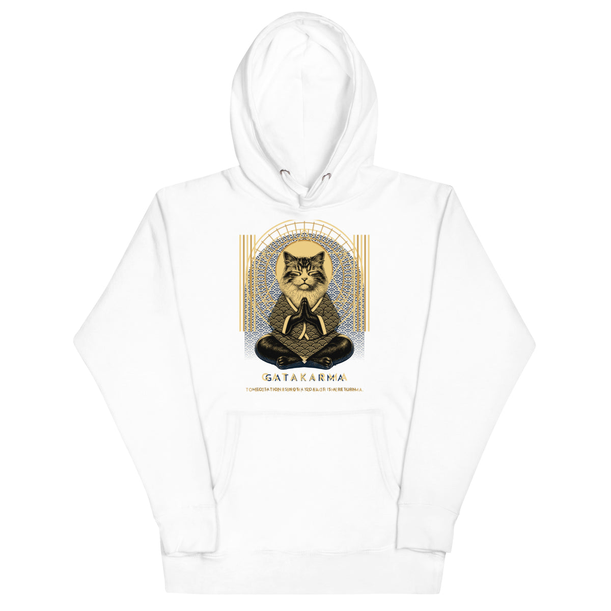 GataKarma Or Sacré Hoodie, product view 5 of 12 — Signature collection by BarnaBorders