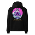 GataKarma Pink Wave Oversized Hoodie, product view 2 of 4 — Pink Wave collection by BarnaBorders
