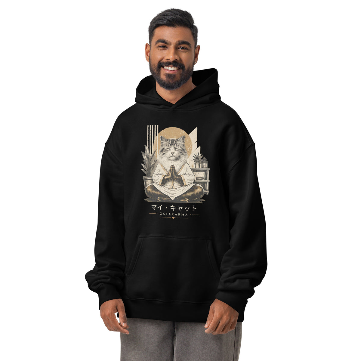 GataKarma Original Hoodie Black (9/13) — Signature collection by BarnaBorders