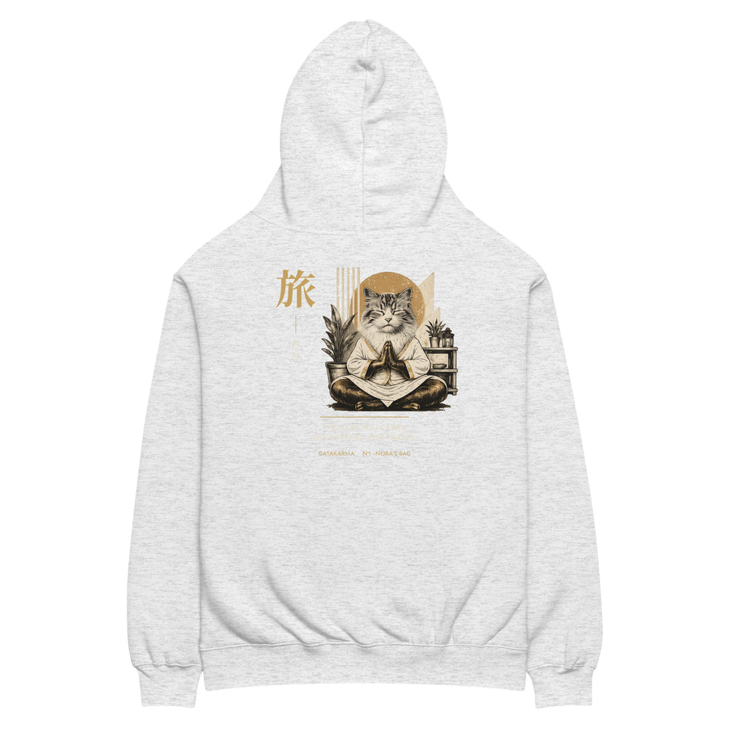 GataKarma Maxim 旅 Hoodie, product view 9 of 15 — Maxims collection by BarnaBorders